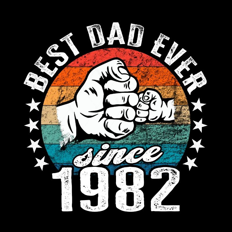 Bester Papa der Welt seit 1982 Vatertag