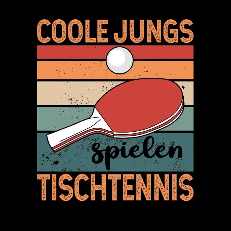 Mecs cool jouant au ping-pong de table rétro