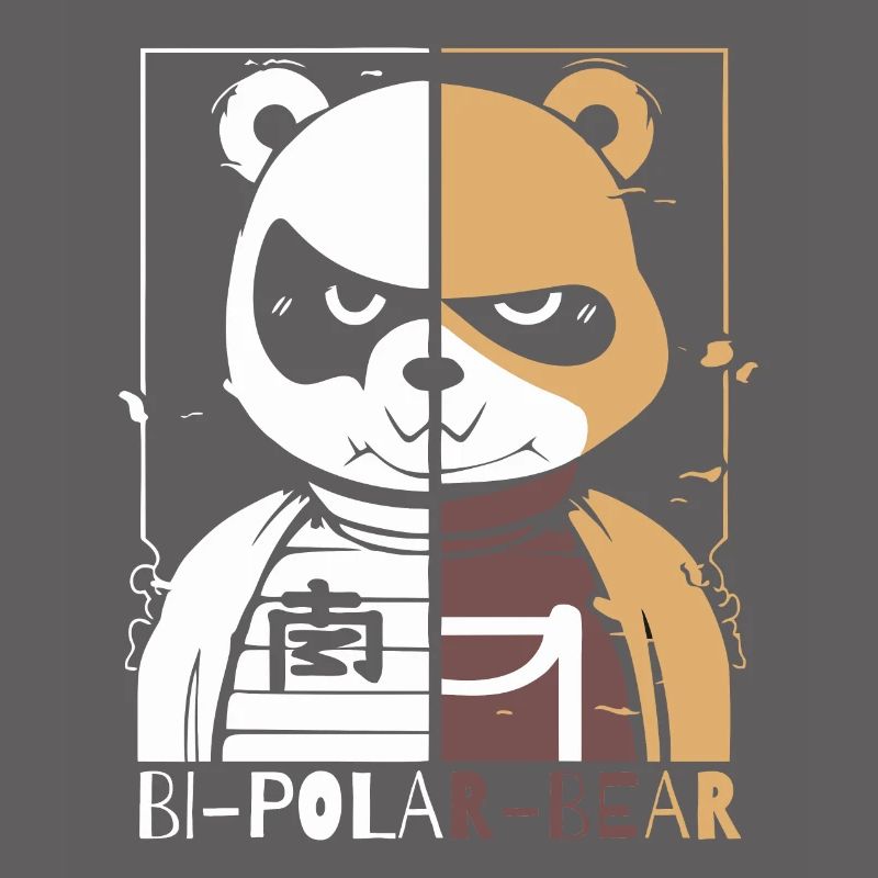 Bipolarer Polar Bär oder Eisbär