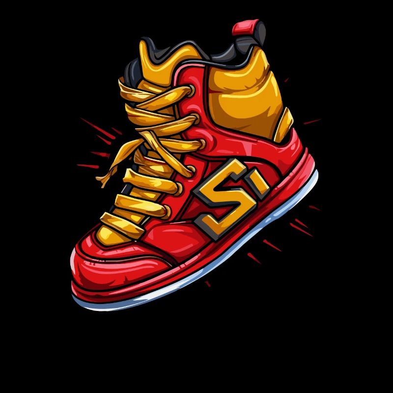 Baskets de dessin animé