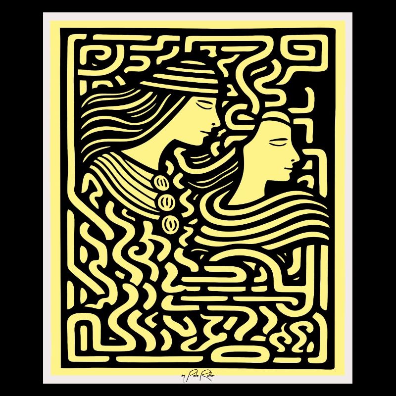 Deux amants dans un labyrinthe