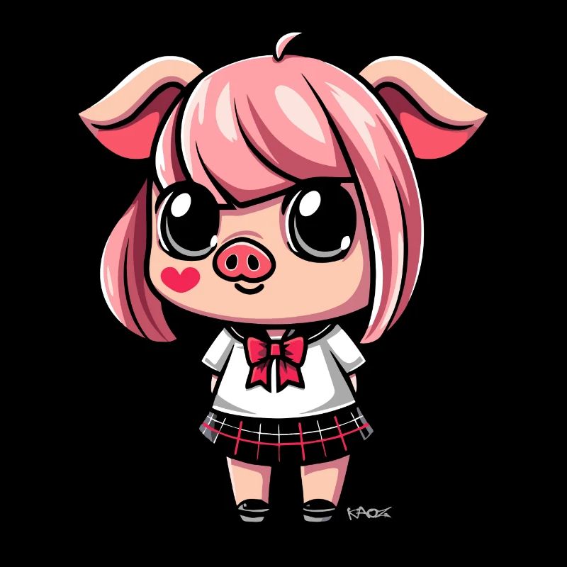 Das niedlichste Anime-Schwein
