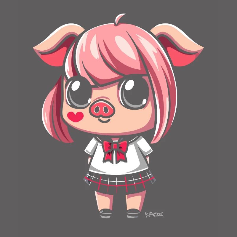Le cochon d’anime le plus mignon