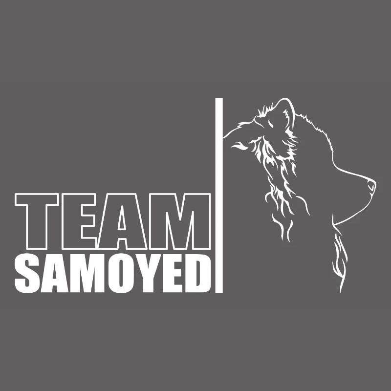 TEAM Samoyed Hunde Hund Samojede Wilsigns