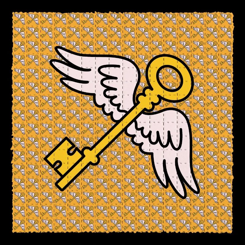 LSD Flying Keys Blotter Sheet