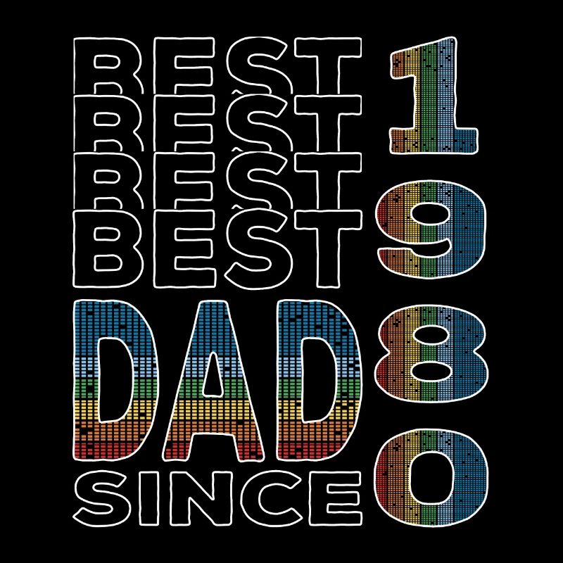 Bester Papa der Welt seit 1980 Vatertag