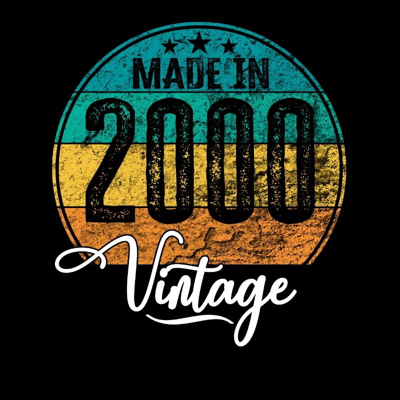Vintage Fabriqué en 2000 Année de naissance 2000 Anniversaire