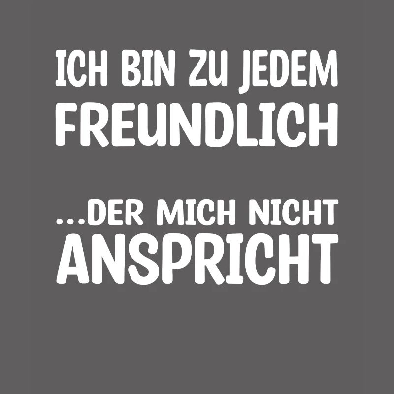 Bitte nicht ansprechen