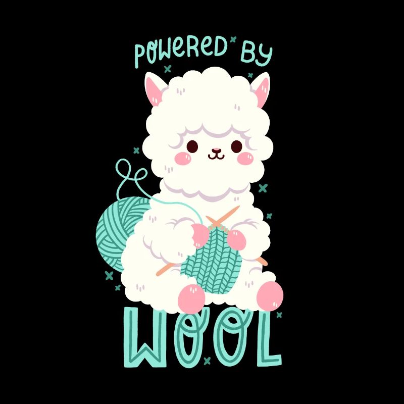 Alpaca with wool
