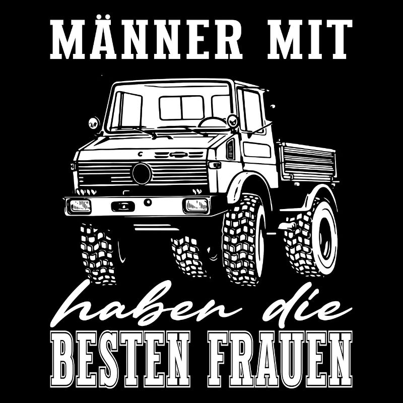 Männer mit Unimog - Offroad - Universal Motorgerät
