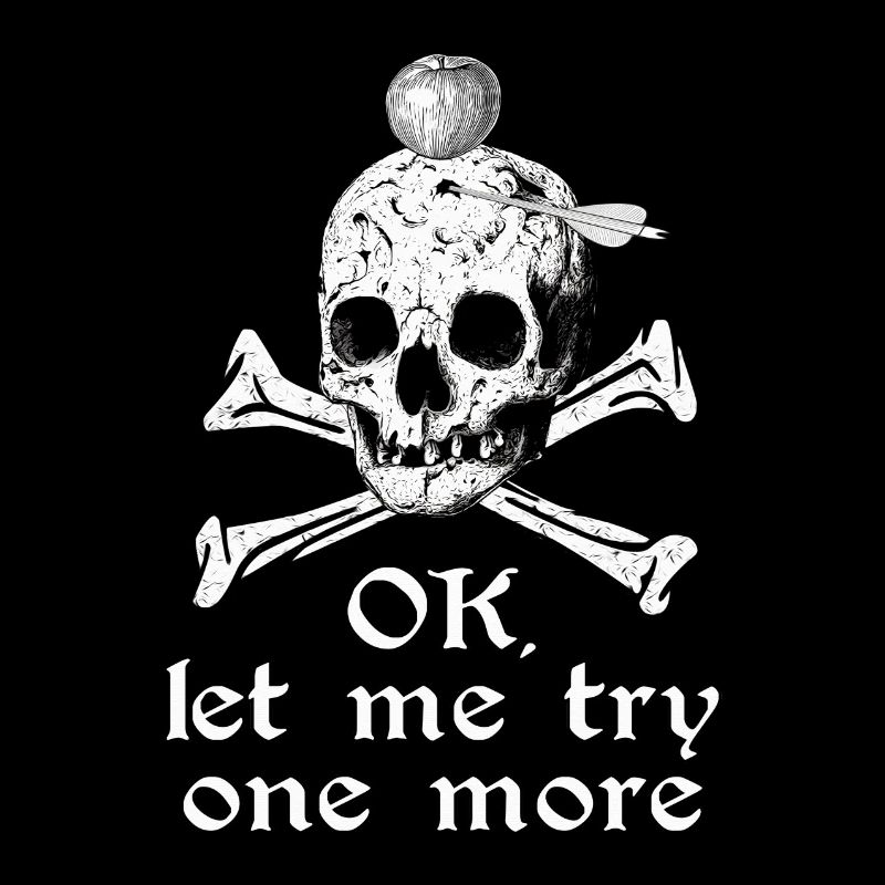 Bogenschießen Let me try one more Skull