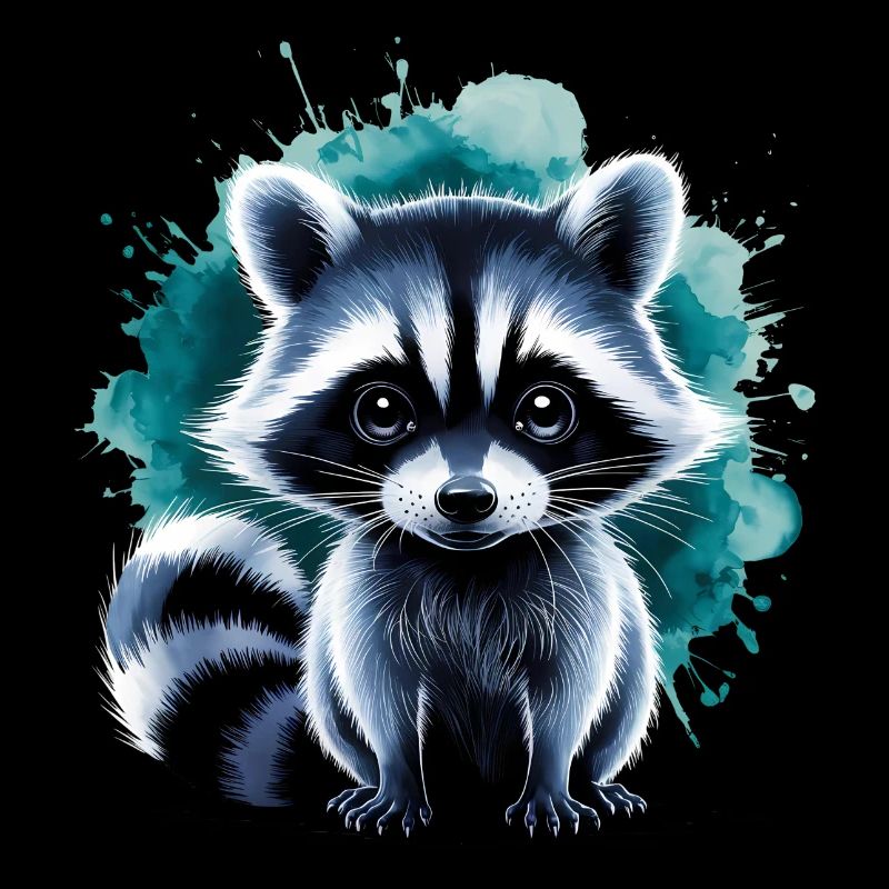 Süßer Waschbär