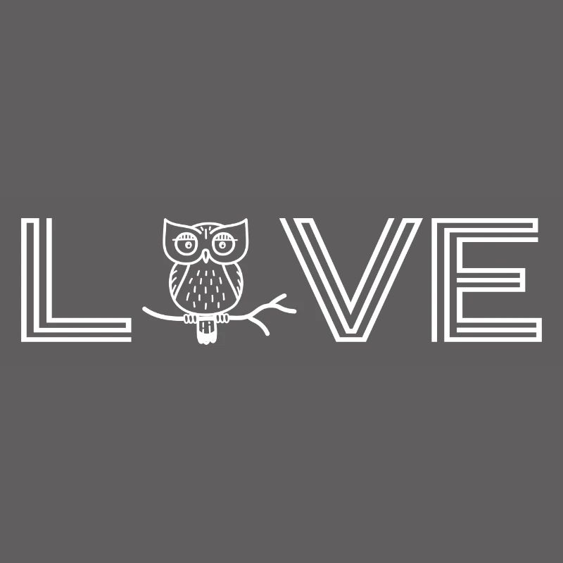 Eule "love-Eule" Eulendesign