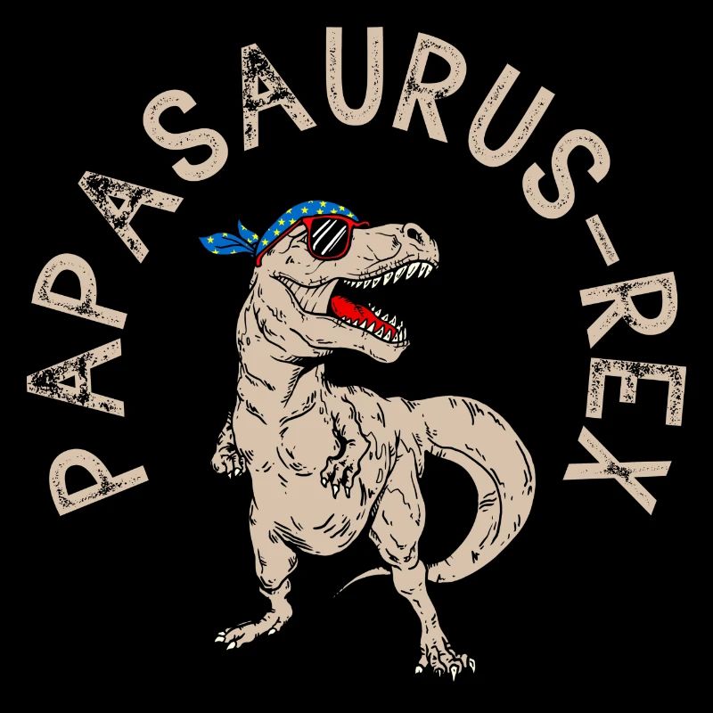 Papasaurus T- Rex cooler bester Papa Geschenkide