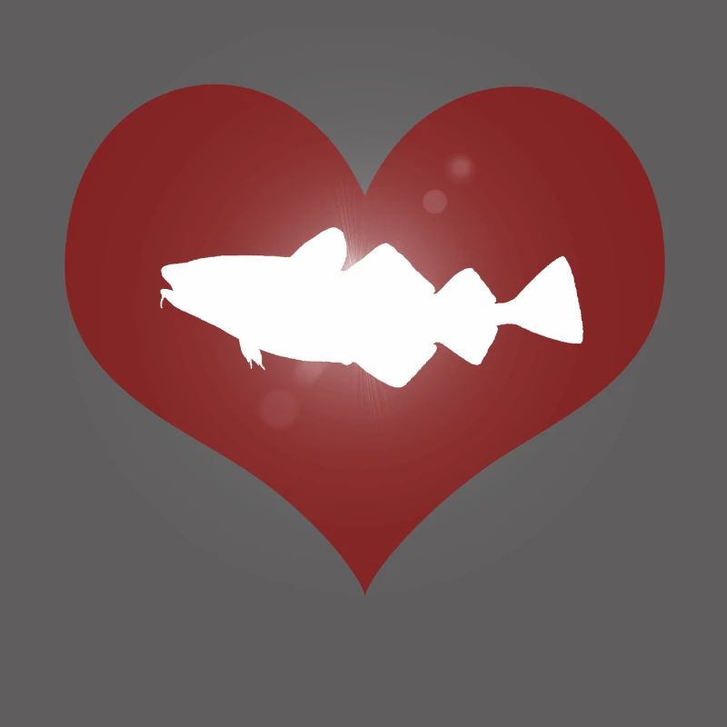 Heart cod - cod fishing