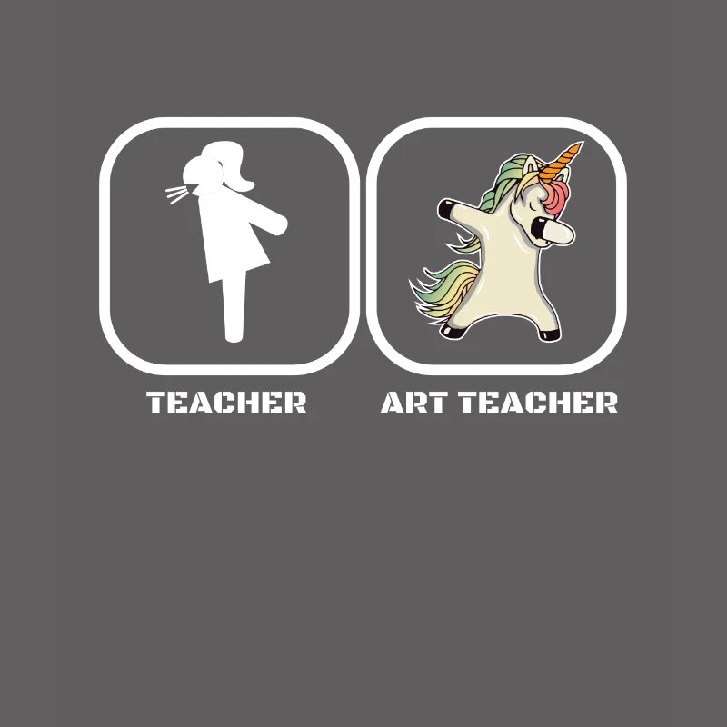 Art Teacher Kunstlehrer Einhorn