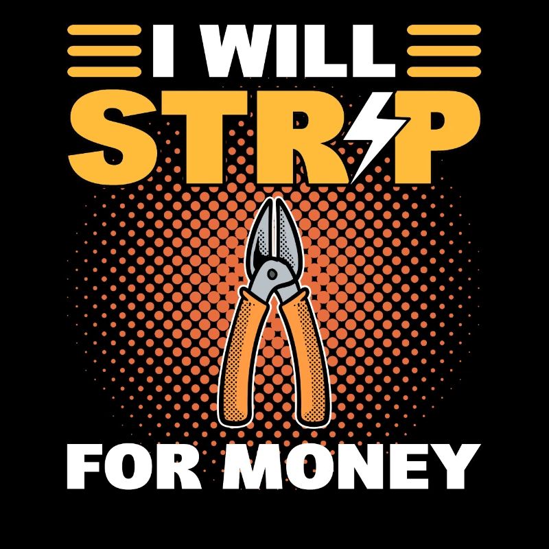 I Will Strip For Money Lineman