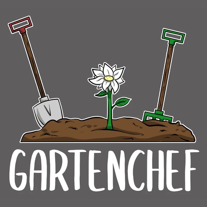 Gartenchef Gärtner Gartenarbeit