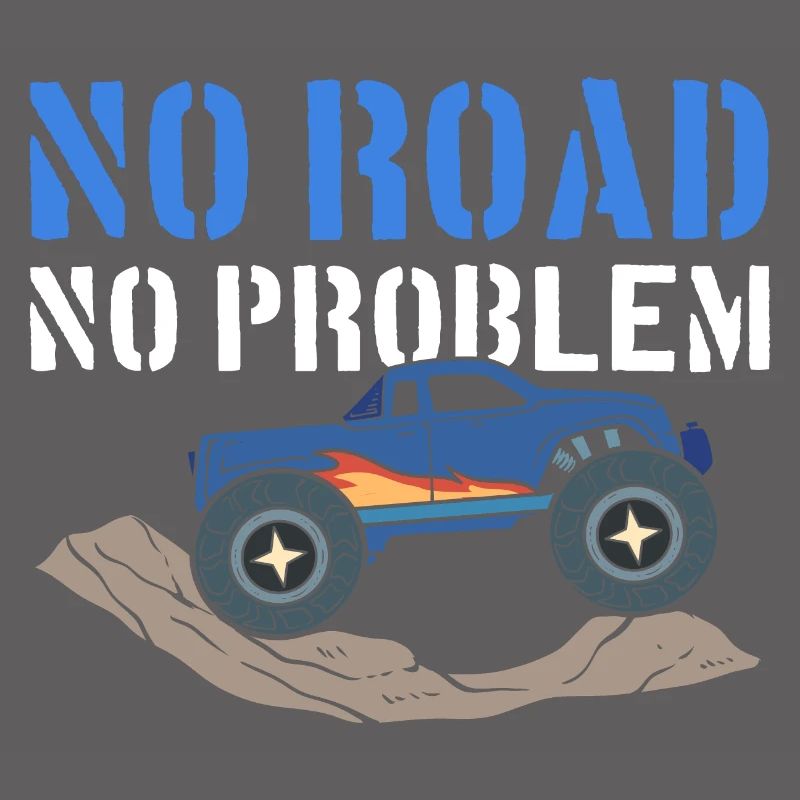 No Road No Problem Rennfahrer