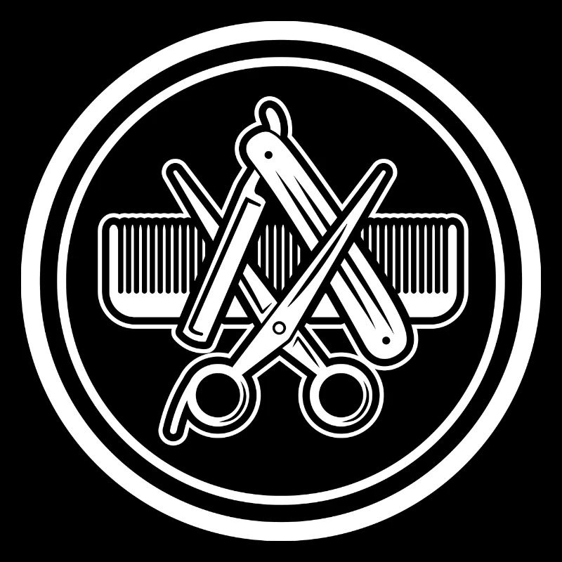 Simple enseigne de coiffure pour concevoir vous-même