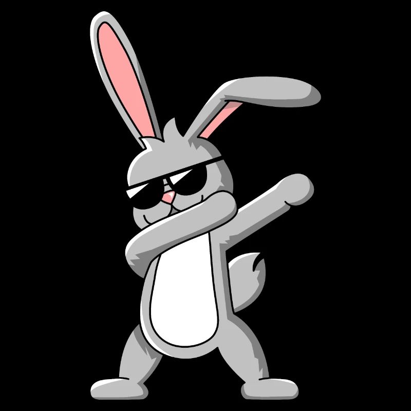 Dabbing Rabbit - Drôle de dab dance Easter Design