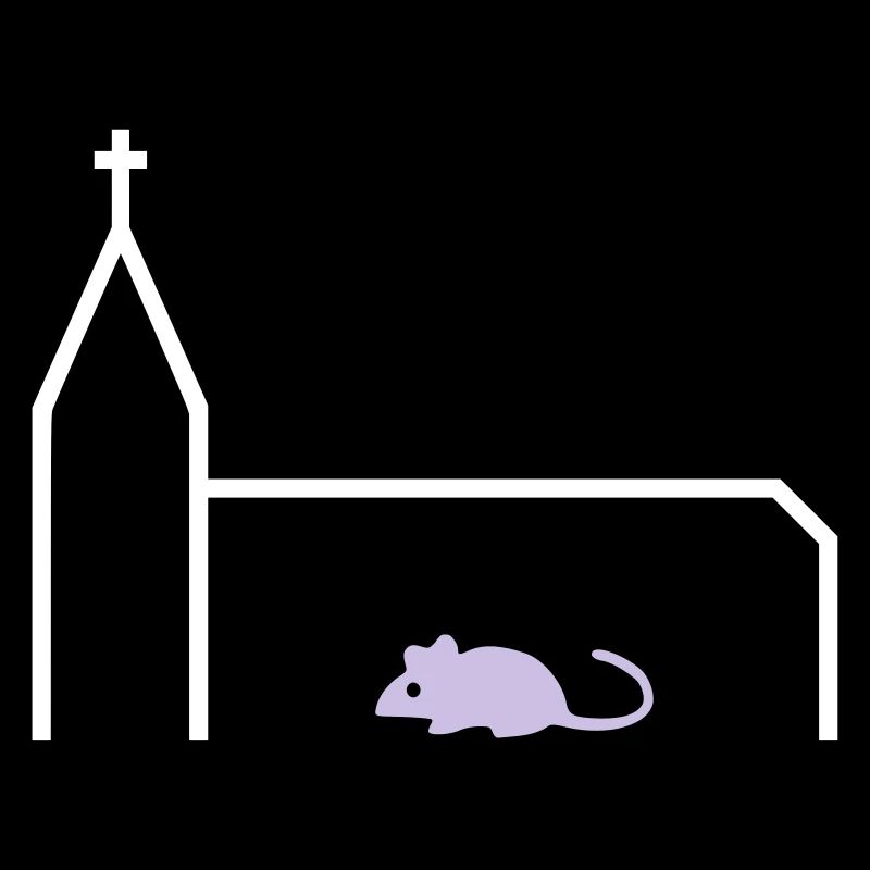 ★ Couleurs de conception modifiables ★ Souris d'église Souris d'église