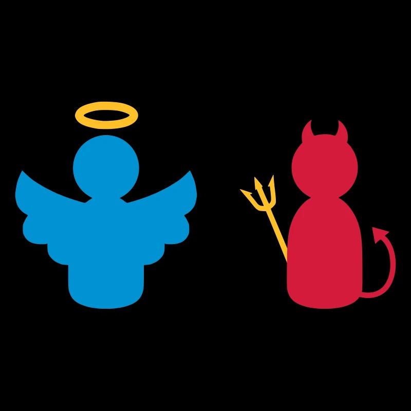 ★ Design colors changeable ★ Angels and Devils