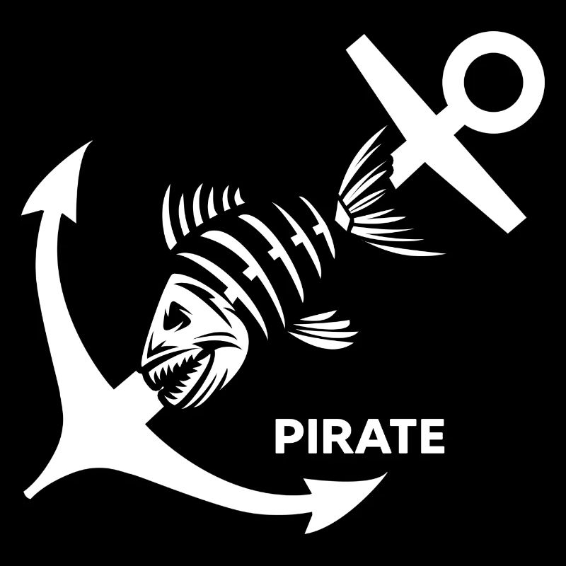 Capitaine ahoy pirate « ancre levée » maître d’équipage