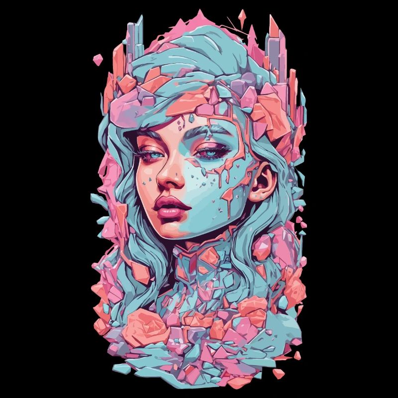 Gothic Pastel Kawaii Crystallized Goth Design