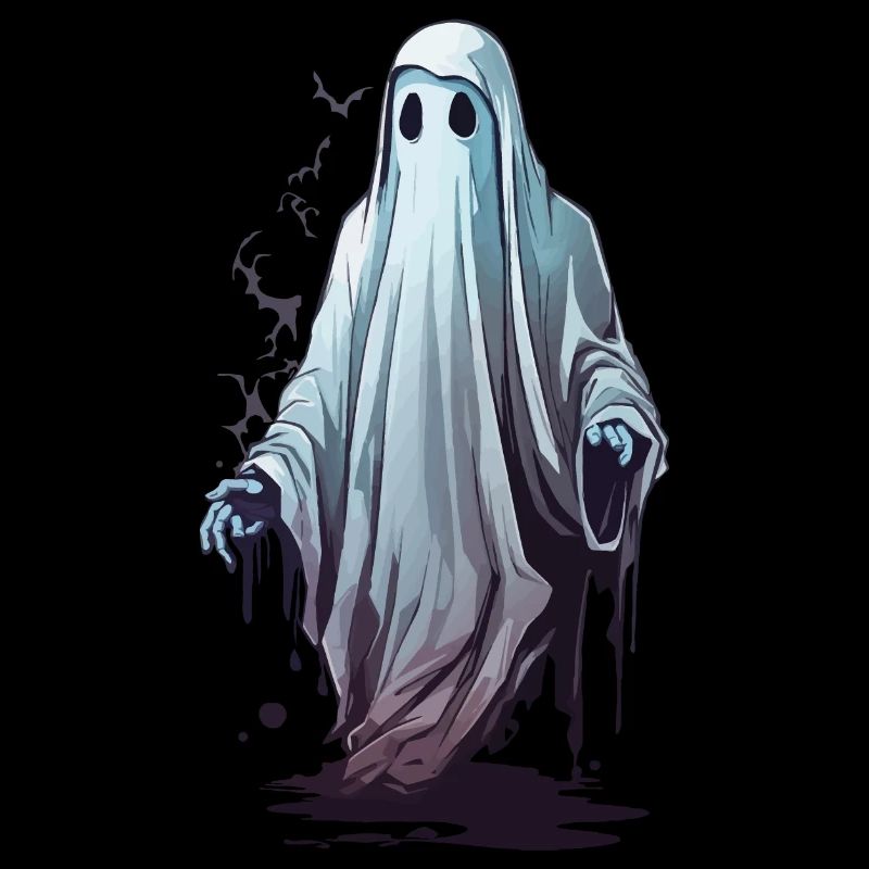 Halloween October Ghosts Party Spooky Design