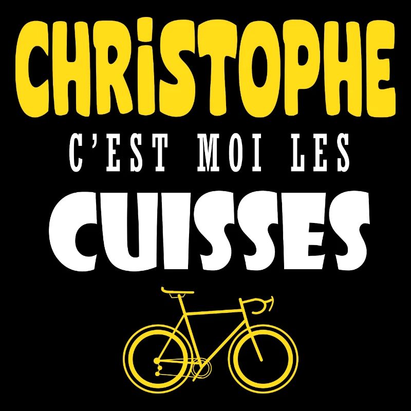 Christophe vélo c est moi les cuisses humour velo
