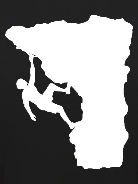 Climber on the ledge