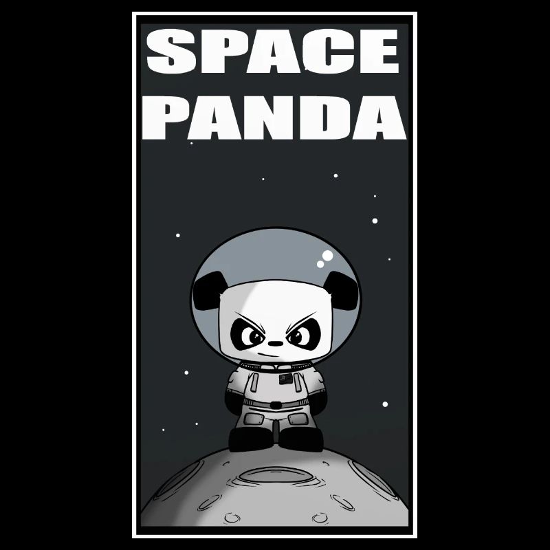 sweet panda astronaut space moon universe all