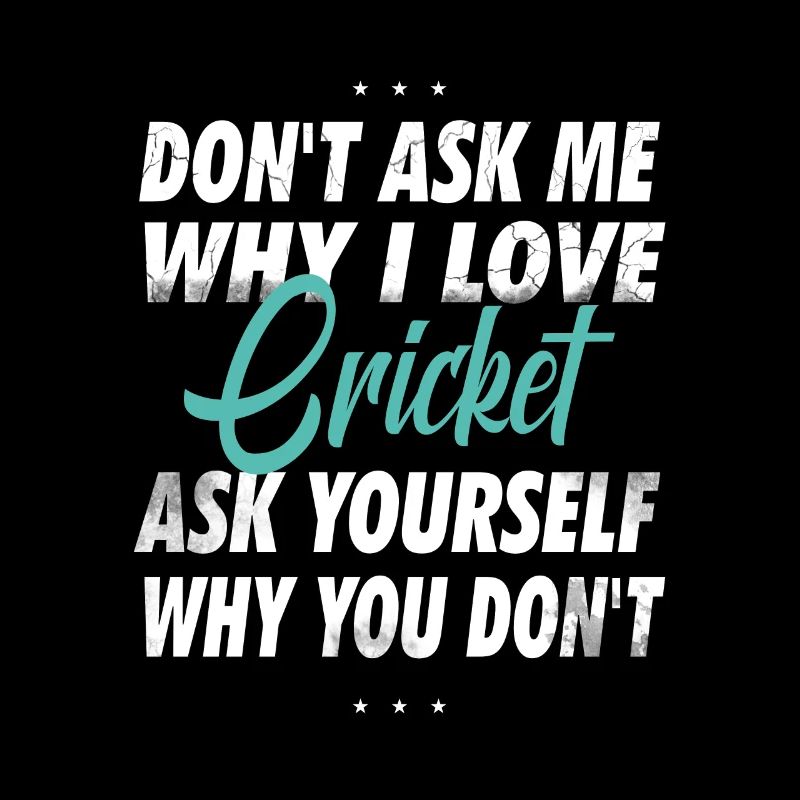Ne me demandez pas pourquoi j’aime le cricket