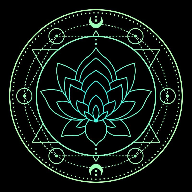Lotus Moon Sacred Geometry