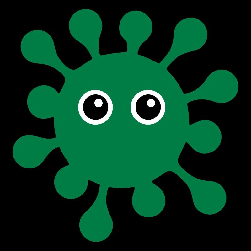 ★ Design colors changeable ★ Virus with googly eyes