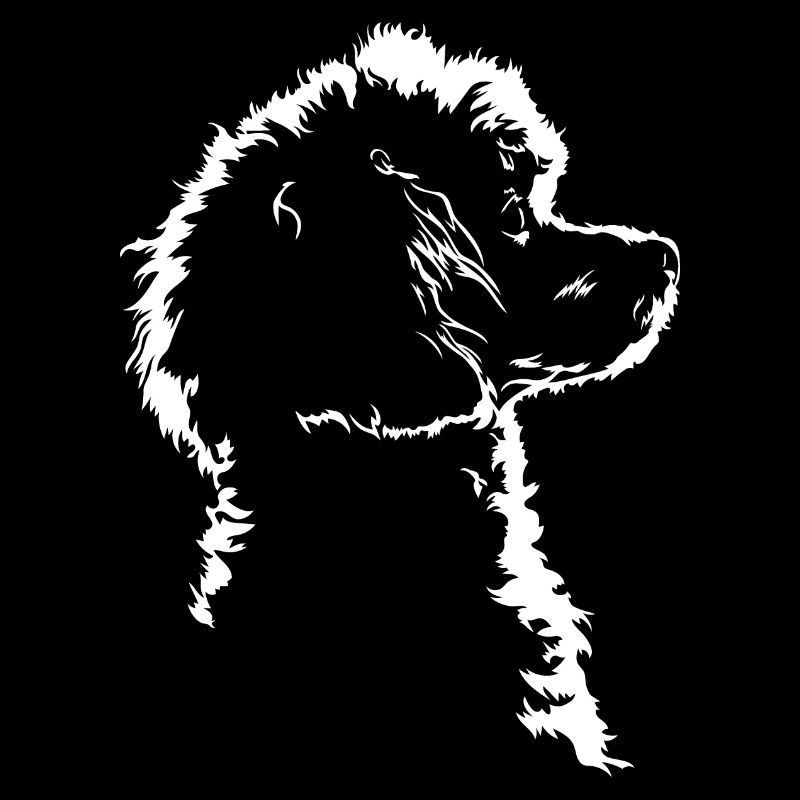 Caniche chien chien silhouette caniche miniature Wilsigns