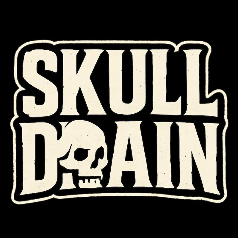 Skull Drain Vintage Style