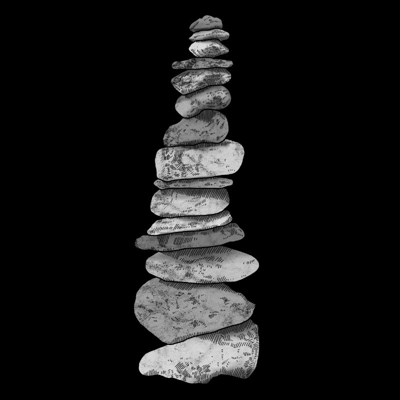 Stone Stack - Stone Balance - Stone Male