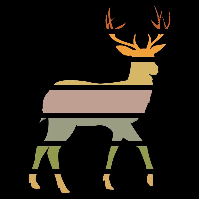 waldbewohner reh aus dem wald hirsch-sunset