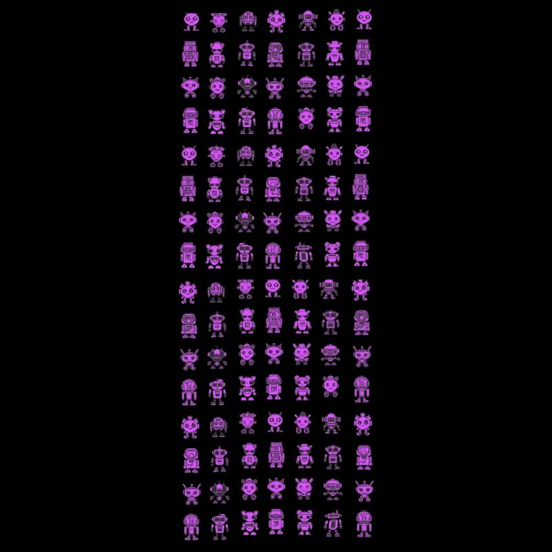 Robotermuster Roboter Muster