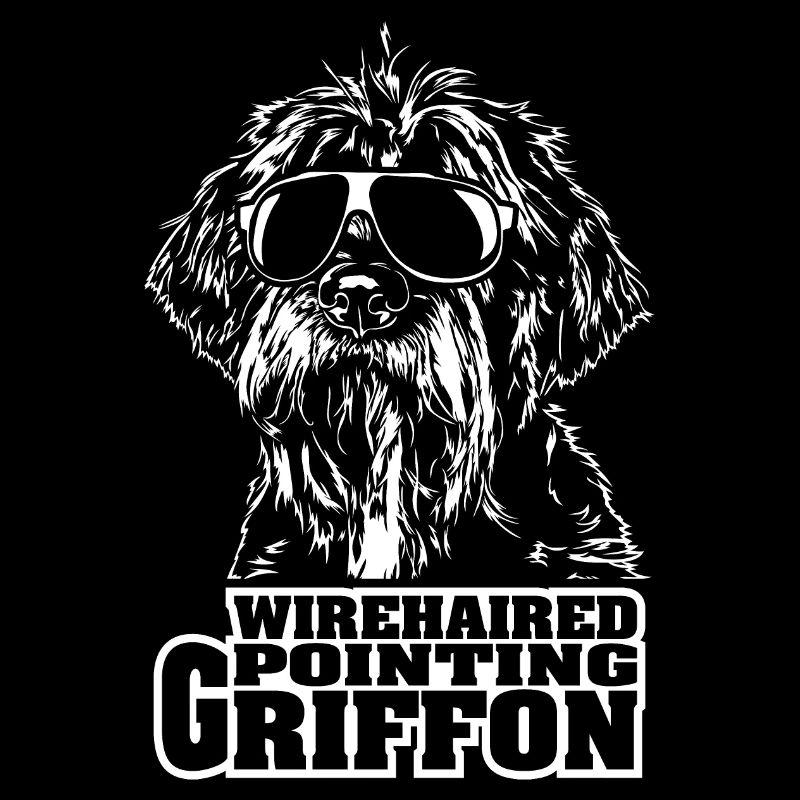 WIREHAIRED POINTING GRIFFON cool sunglasses dog