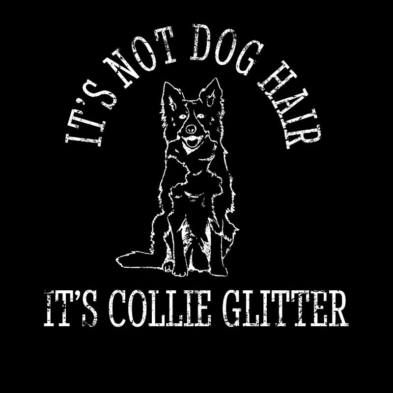 Conception unique de border collie pour