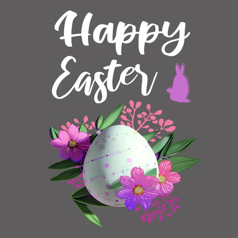 Joyeuses fleurs de Pâques oeuf de Pâques