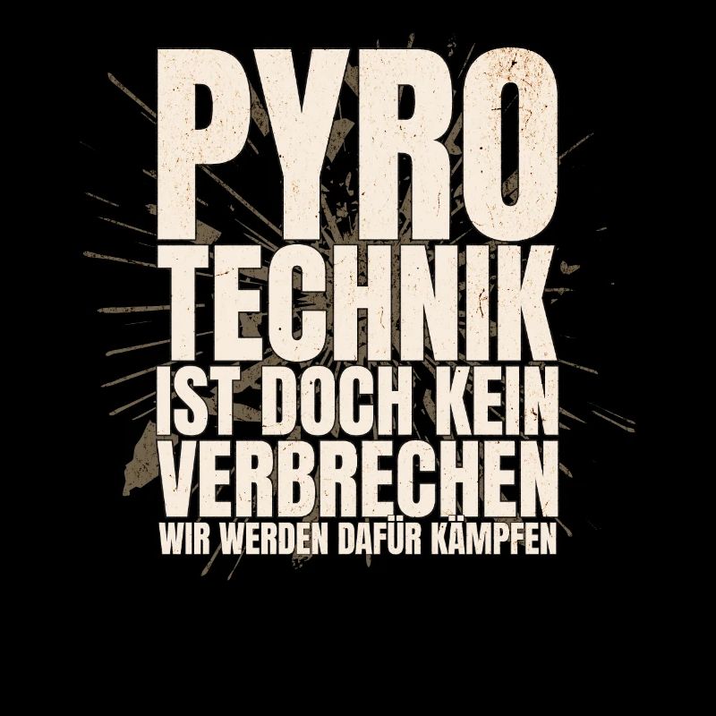 La pyrotechnie n’est pas un crime - Meme Spruch