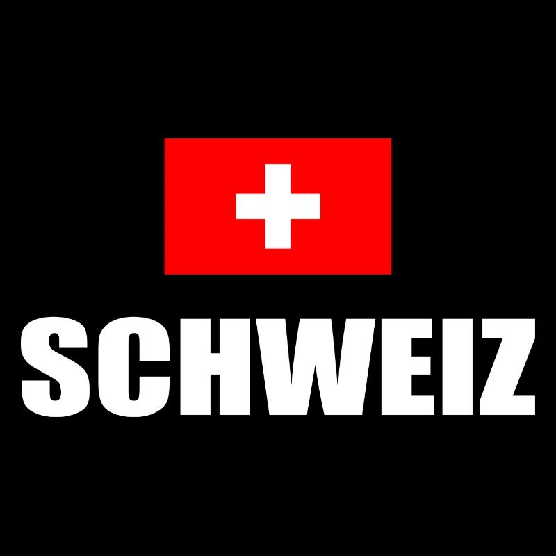 Schweiz Flagge Schweizerdeutsch Urlaub Geschenk