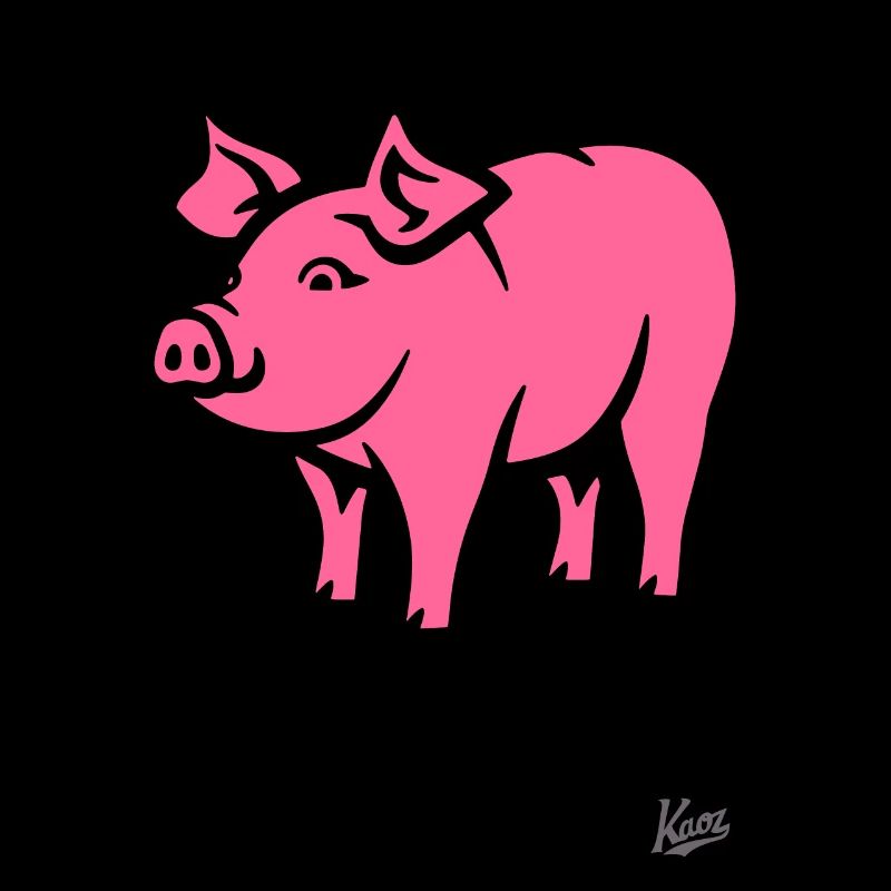 Cochon rose : le cochon rose est stylé !