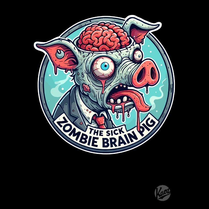 The Sick Brain Zombie Pig