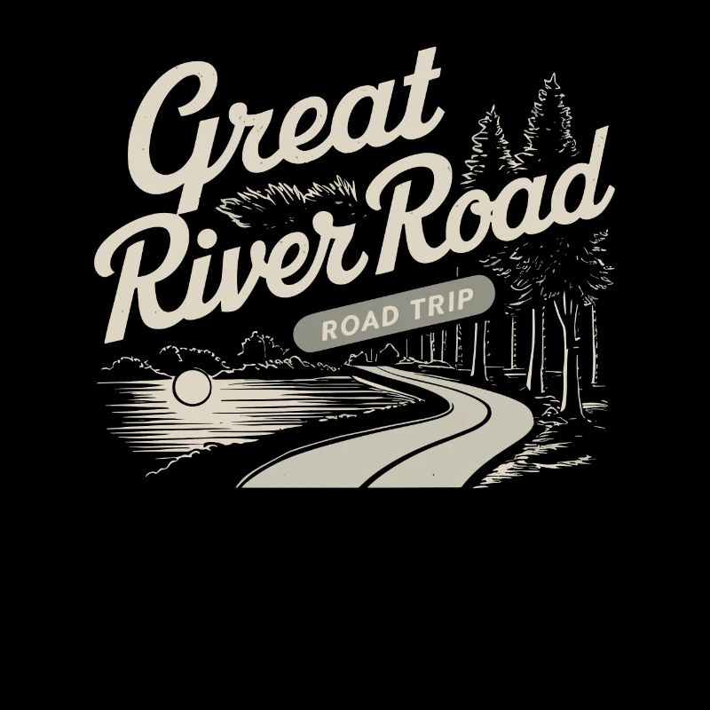 Great River Road Road Trip Landschaft