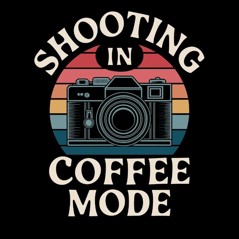 Fotograf Im Kaffeemodus Shooting In Coffee Mode